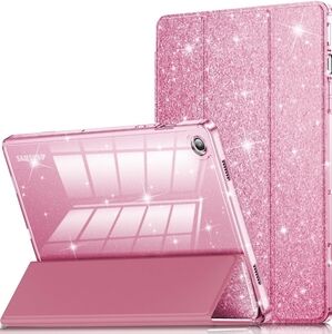 Infiland Pink Glitter Tablet Case for Samsung Tab A9 Plus 11 inch New in package